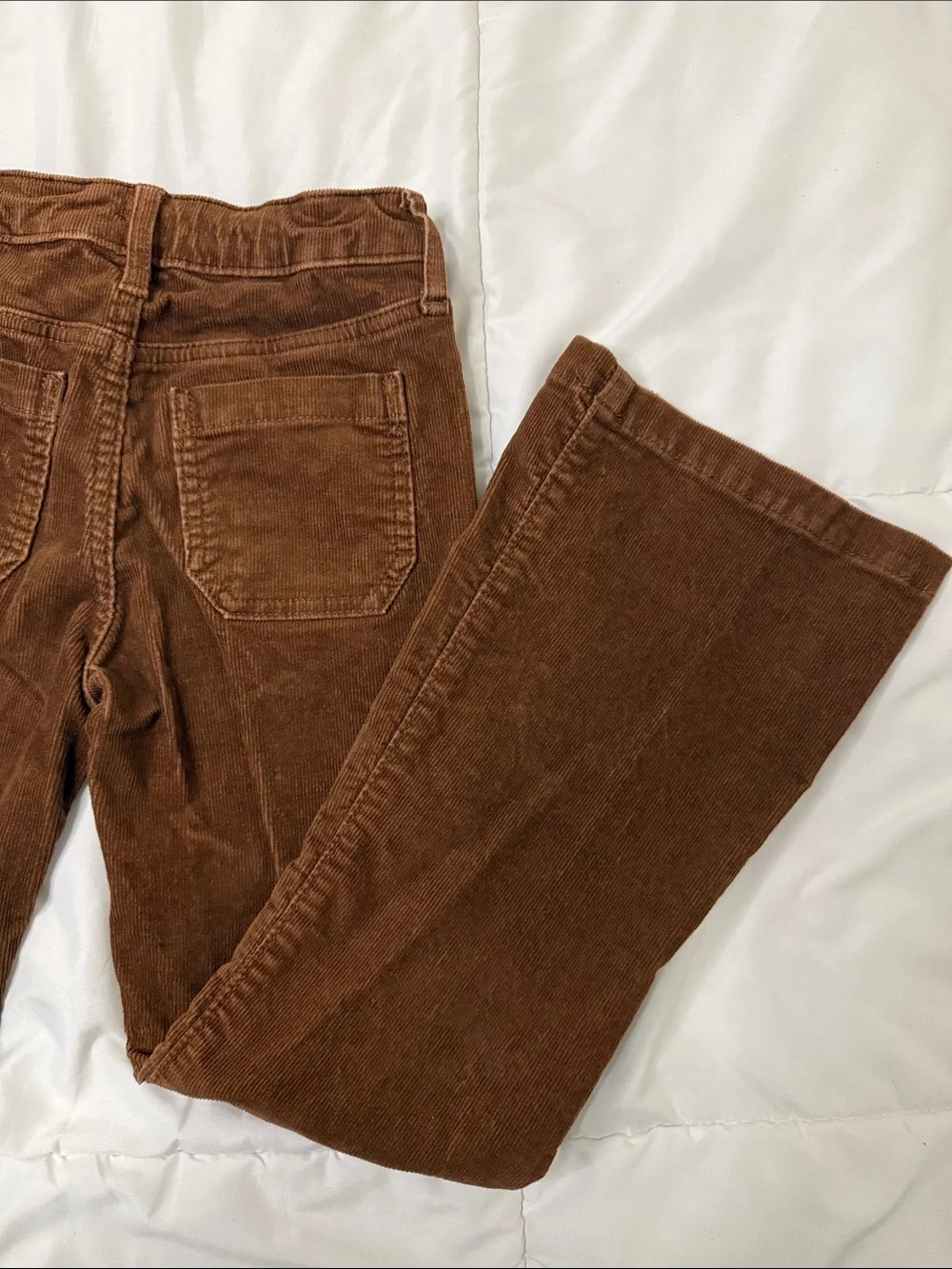 GAP KIDS Flare High Rise Corduroy Jeans - Rust Brown